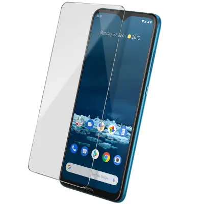 Nokia 8.3 Folija iz kaljenega stekla s poševno trdoto 9H - prozorna