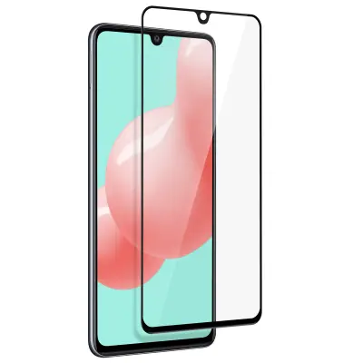 Zašcitno steklo za Samsung Galaxy A41 iz kaljenega stekla z ukrivljenimi robovi - crno