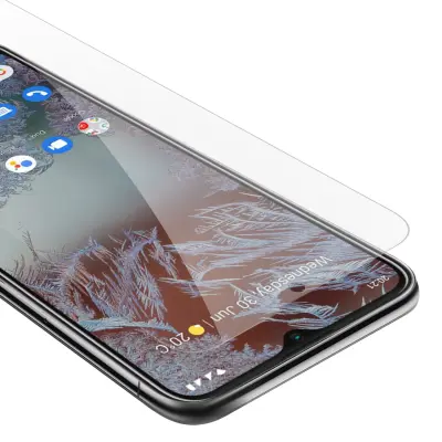 Oklepni film Cadorabo, združljiv z Nokia - zaščitnim filmom v visoki prosojnosti - kaljeno zaščitno steklo v 9H trdoti s 3D združljivostjo na dotik