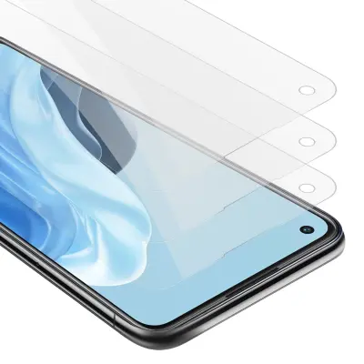 CADORABO oppo - zaščitnim filmom v visoki prosojnosti - 3 -paket kaljeno zaščitno steklo v 9H trdoti s 3D združljivostjo na dotik