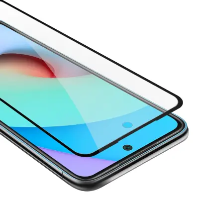 Oklepni film Cadorabo Full Screar, združljiv z Xiaomi - zaščitnim filmom v prozornem s črno -kaljenim zaščitnim steklom v 9H trdoti s 3D dotikom