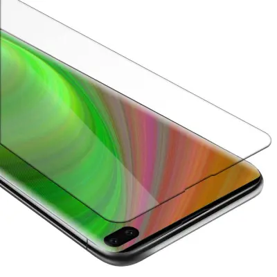 CADORABO Samsung - zaščitnim filmom v visoki prosojnosti - kaljeno zaščitno steklo v 9H trdoti s 3D združljivostjo na dotik