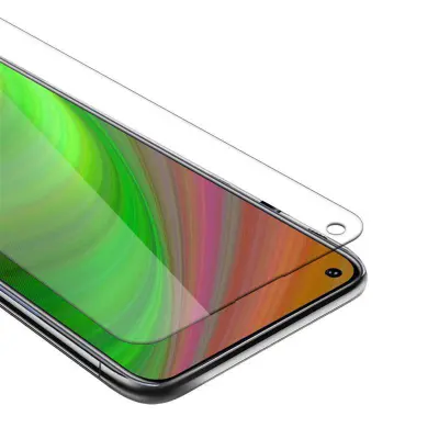 Oklepni film Cadorabo, združljiv z Huawei - zaščitnim filmom v visoki prosojnosti - kaljeno zaščitno steklo v 9H trdoti s 3D -združljivostjo na dotik