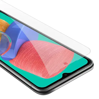 CADORABO Samsung - zaščitnim filmom v visoki prosojnosti - kaljeno zaščitno steklo v 9H trdoti s 3D združljivostjo na dotik