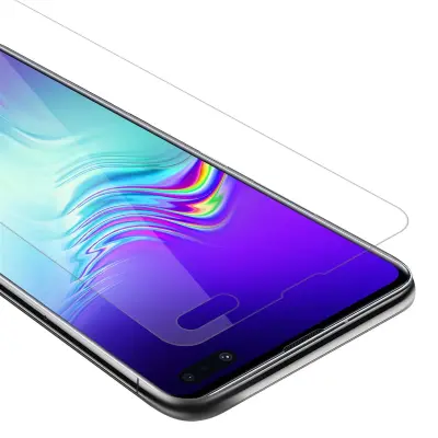CADORABO Samsung - zaščitnim filmom v visoki prosojnosti - kaljeno zaščitno steklo v 9H trdoti s 3D združljivostjo na dotik