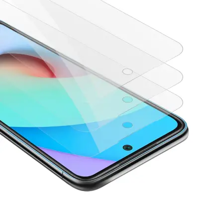 CADORABO združljiv z Xiaomi - zaščitnim filmom v visoki prosojnosti - 3 -paket kaljeno zaščitno steklo v 9H trdoti s 3D združljivostjo na dotik