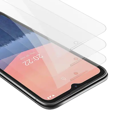 CADORABO Nokia - zaščitnim filmom v visoki prosojnosti - 3 -paket kaljeno zaščitno steklo v 9H trdoti s 3D združljivostjo na dotik