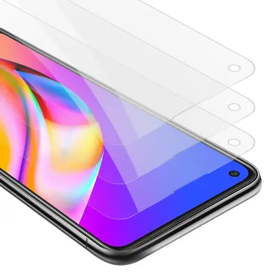 CADORABO oppo - zaščitnim filmom v visoki prosojnosti - 3 -paket kaljeno zaščitno steklo v 9H trdoti s 3D združljivostjo na dotik