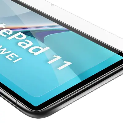 Oklepni film Cadorabo, združljiv s Huawei v visoki prosojnosti - kaljeno zaščitno steklo v 9H trdoti s 3D združljivostjo na dotik