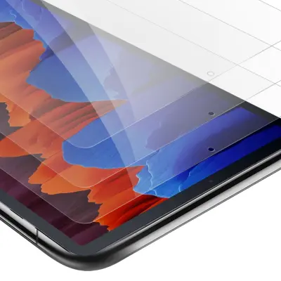 Oklepni film Cadorabo 3x, združljiv s Samsungom v visoki prosojnosti - 3 -paket kaljeno zaščitno steklo v 9H trdoti s 3D združljivostjo na dotik