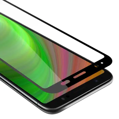 Oklepni film Cadorabo Full Screar, združljiv z ASUS - zaščitnim filmom v prozornem s črno - kaljeno zaščitno steklo v 9h trdoti s 3D toukom