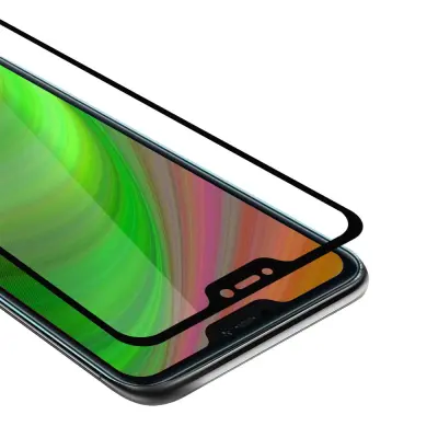 Oklepni film Cadorabo Full Screar, združljiv z Xiaomi - zaščitnim filmom v prozornem s črno -kaljenim zaščitnim steklom v 9H trdoti s 3D dotikom