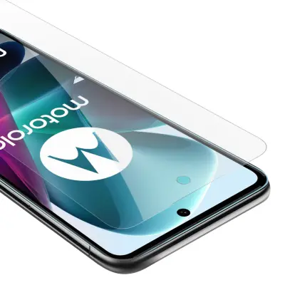 Oklepni film Cadorabo, združljiv z Motorola - zaščitnim filmom v visoki prosojnosti - kaljeno zaščitno steklo v 9H trdoti s 3D združljivostjo na dotik