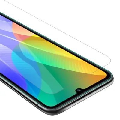 Oklepni film Cadorabo, združljiv z Huawei - zaščitnim filmom v visoki prosojnosti - kaljeno zaščitno steklo v 9H trdoti s 3D -združljivostjo na dotik