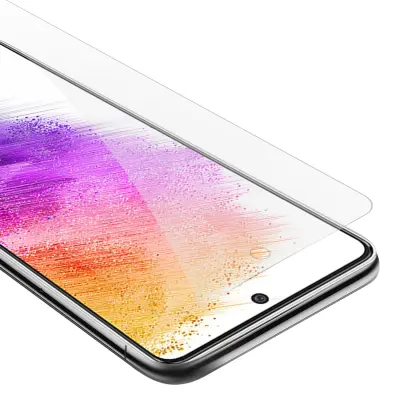 CADORABO Samsung - zaščitnim filmom v visoki prosojnosti - kaljeno zaščitno steklo v 9H trdoti s 3D združljivostjo na dotik