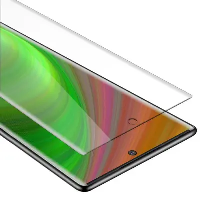 CADORABO Samsung - zaščitnim filmom v visoki prosojnosti - kaljeno zaščitno steklo v 9H trdoti s 3D združljivostjo na dotik