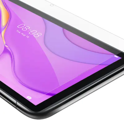 Oklepni film Cadorabo, združljiv s Huawei v visoki prosojnosti - kaljeno zaščitno steklo v 9H trdoti s 3D združljivostjo na dotik