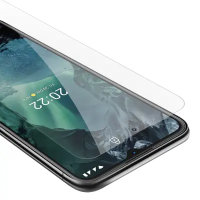 Oklepni film Cadorabo, združljiv z Nokia - zaščitnim filmom v visoki prosojnosti - kaljeno zaščitno steklo v 9H trdoti s 3D združljivostjo na dotik