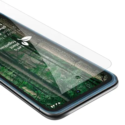 Oklepni film Cadorabo, združljiv z Nokia - zaščitnim filmom v visoki prosojnosti - kaljeno zaščitno steklo v 9H trdoti s 3D združljivostjo na dotik