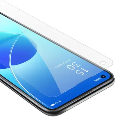 Oklepni film Cadorabo Full Screar, združljiv z oppo - zaščitnim filmom v prozornem s črno - kaljeno zaščitno steklo v 9h trdoti s 3D touch