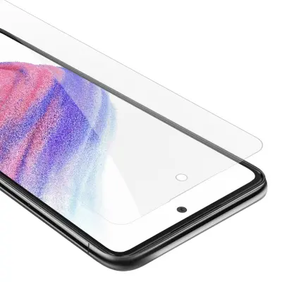 CADORABO Samsung - zaščitnim filmom v visoki prosojnosti - kaljeno zaščitno steklo v 9H trdoti s 3D združljivostjo na dotik