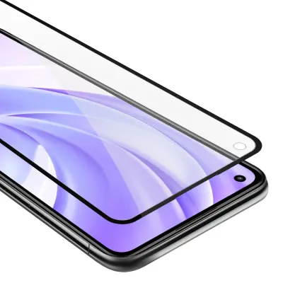 Oklepni film Cadorabo Full Screar, združljiv z Xiaomi - zaščitnim filmom v prozornem s črno -kaljenim zaščitnim steklom v 9H trdoti s 3D dotikom