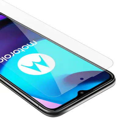 Oklepni film Cadorabo, združljiv z Motorola - zaščitnim filmom v visoki prosojnosti - kaljeno zaščitno steklo v 9H trdoti s 3D združljivostjo na dotik