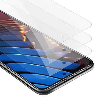 CADORABO združljiv z Xiaomi - zaščitnim filmom v visoki prosojnosti - 3 -paket kaljeno zaščitno steklo v 9H trdoti s 3D združljivostjo na dotik
