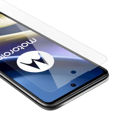 Oklepni film Cadorabo, združljiv z Motorola - zaščitnim filmom v visoki prosojnosti - kaljeno zaščitno steklo v 9H trdoti s 3D združljivostjo na dotik