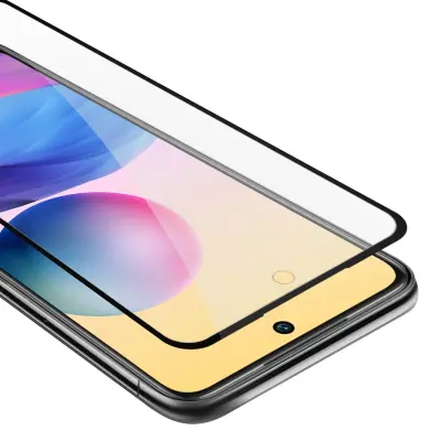 Oklepni film Cadorabo Full Screar, združljiv z Xiaomi - zaščitnim filmom v prozornem s črno -kaljenim zaščitnim steklom v 9H trdoti s 3D dotikom