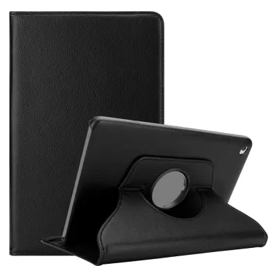 CADORABO Apple in Elder Black - zaščitni pokrov z samodejnim zbujanjem, funkcijo stojala in zapiranjem gumijastega traku