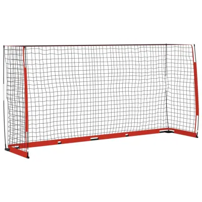 vidaXL Nogometni gol 366,5x91x183 cm jeklo