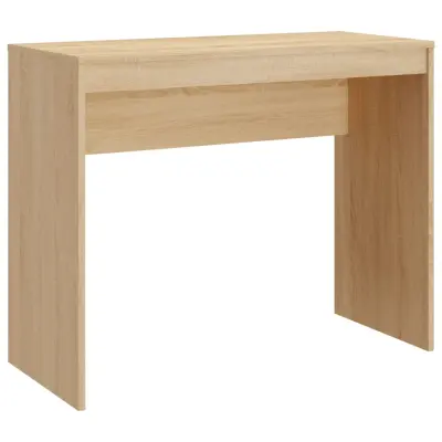 vidaXL Pisalna miza sonoma hrast 90x40x72 cm inženirski les