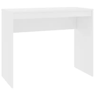 vidaXL Pisalna miza bela 90x40x72 cm inženirski les