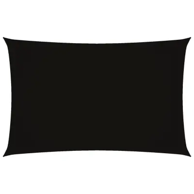vidaXL Senčno jadro oksford blago pravokotno 2x5 m črno