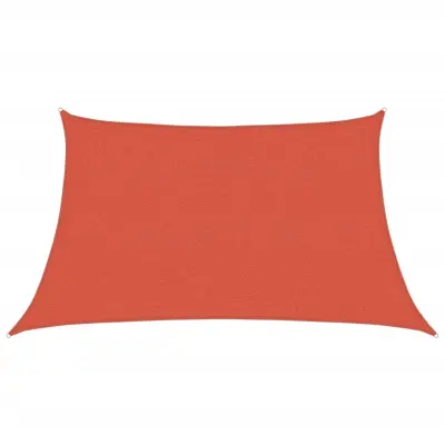vidaXL Senčno jadro 160 g/m² terakota 3/4x2 m HDPE