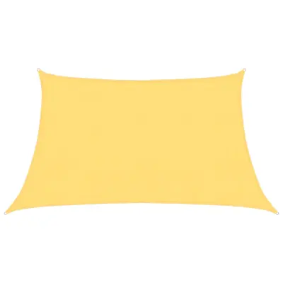 vidaXL Senčno jadro 160 g/m² bež 3/4x2 m HDPE