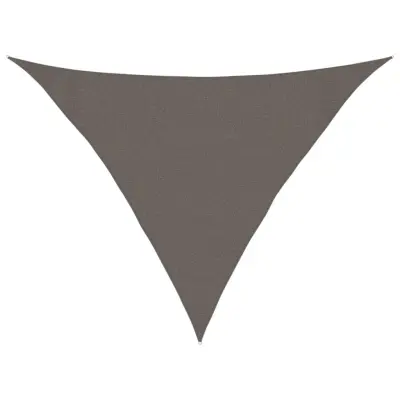 vidaXL Senčno jadro 160 g/m² antracitno 3x3x4,2 m HDPE