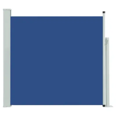 vidaXL Zložljiva stranska tenda za teraso 170x300 cm modra