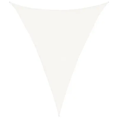 vidaXL Senčno jadro 160 g/m² belo 3x4x4 m HDPE