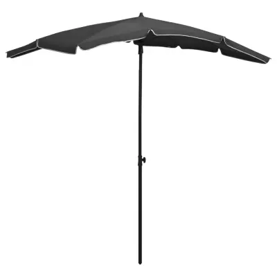 vidaXL Vrtni senčnik 200x130 cm antraciten