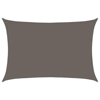 vidaXL Senčno jadro 160 g/m² antracitno 5x7 m HDPE