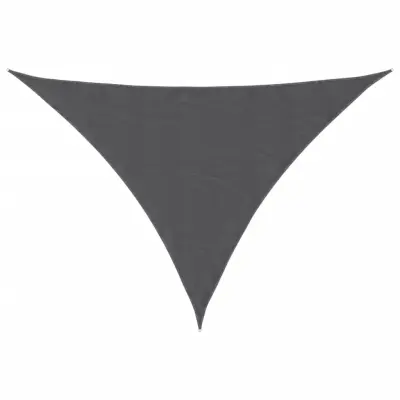 vidaXL Senčno jadro oksford blago trikotno 3,5x3,5x4,9 m antracitno