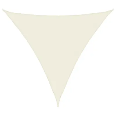 vidaXL Senčno jadro oksford blago trikotno 4,5x4,5x4,5 m krem