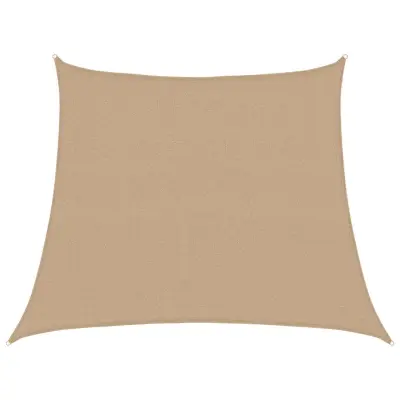 vidaXL Senčno jadro 160 g/m² taupe 3/4x3 m HDPE