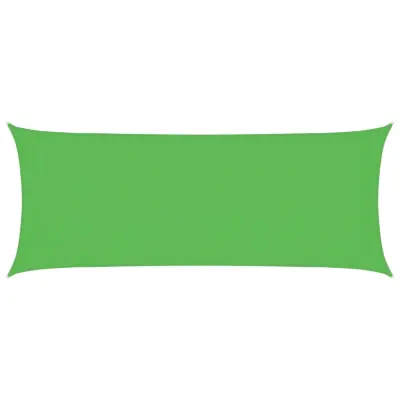 vidaXL Senčno jadro 160 g/m² svetlo zeleno 2x5 m HDPE