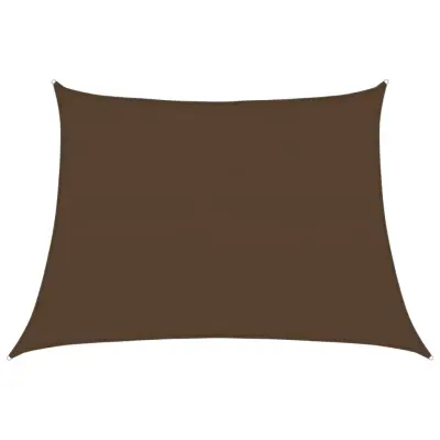 vidaXL Senčno jadro 160 g/m² rjavo 4/5x3 m HDPE