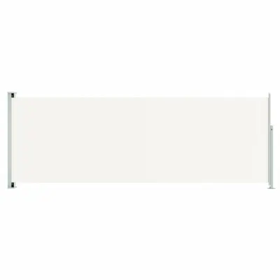 vidaXL Zložljiva stranska tenda za teraso 220x600 cm krem