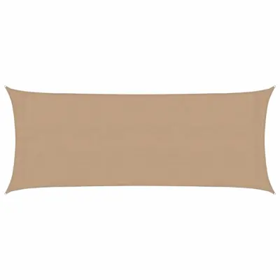 vidaXL Senčno jadro 160 g/m² taupe 2x4,5 m HDPE