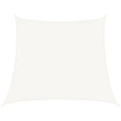 vidaXL Senčno jadro 160 g/m² belo 4/5x4 m HDPE